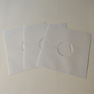 12 fehér könyv, a vinil LP belső hüvelyei a 33RPM vinilrekordhoz