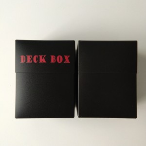 80+ Poly Black Deck Box a Pokemon / Yu-Gi-Oh és a Magic Card számára