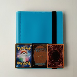 Kék színű 4 zseb Pokemon kártya poli kötőanyag oldalsó betöltése